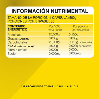 Potasio | 30 capsulas | Suplemento alimenticio