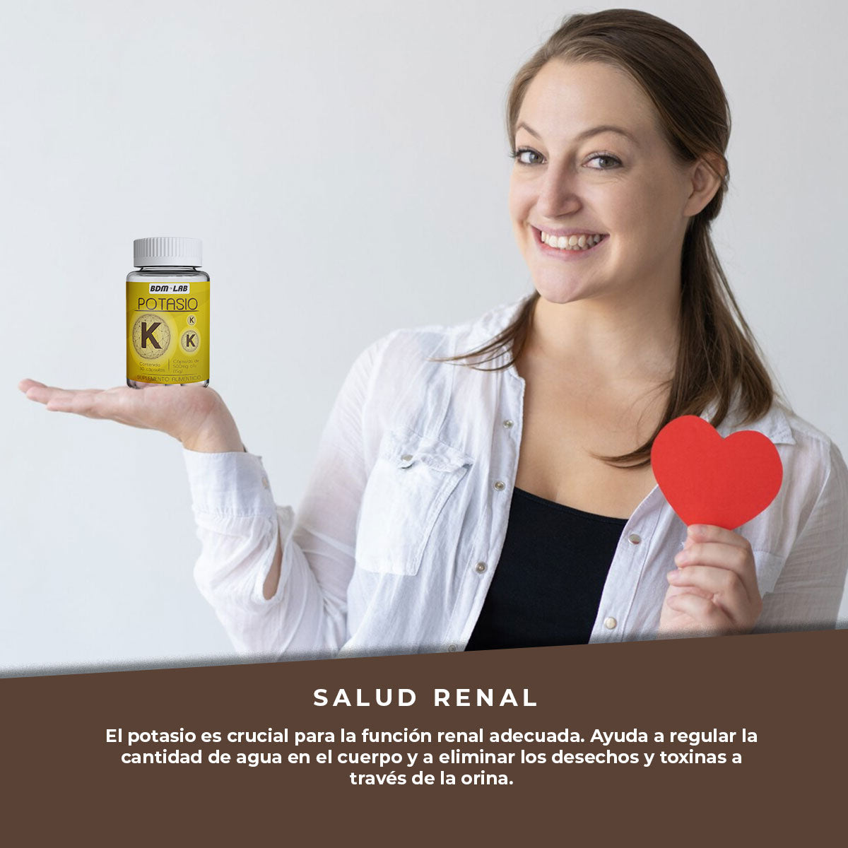 Potasio | 30 capsulas | Suplemento alimenticio