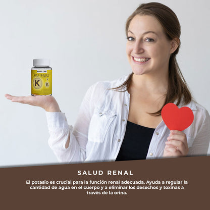 Potasio | 30 capsulas | Suplemento alimenticio