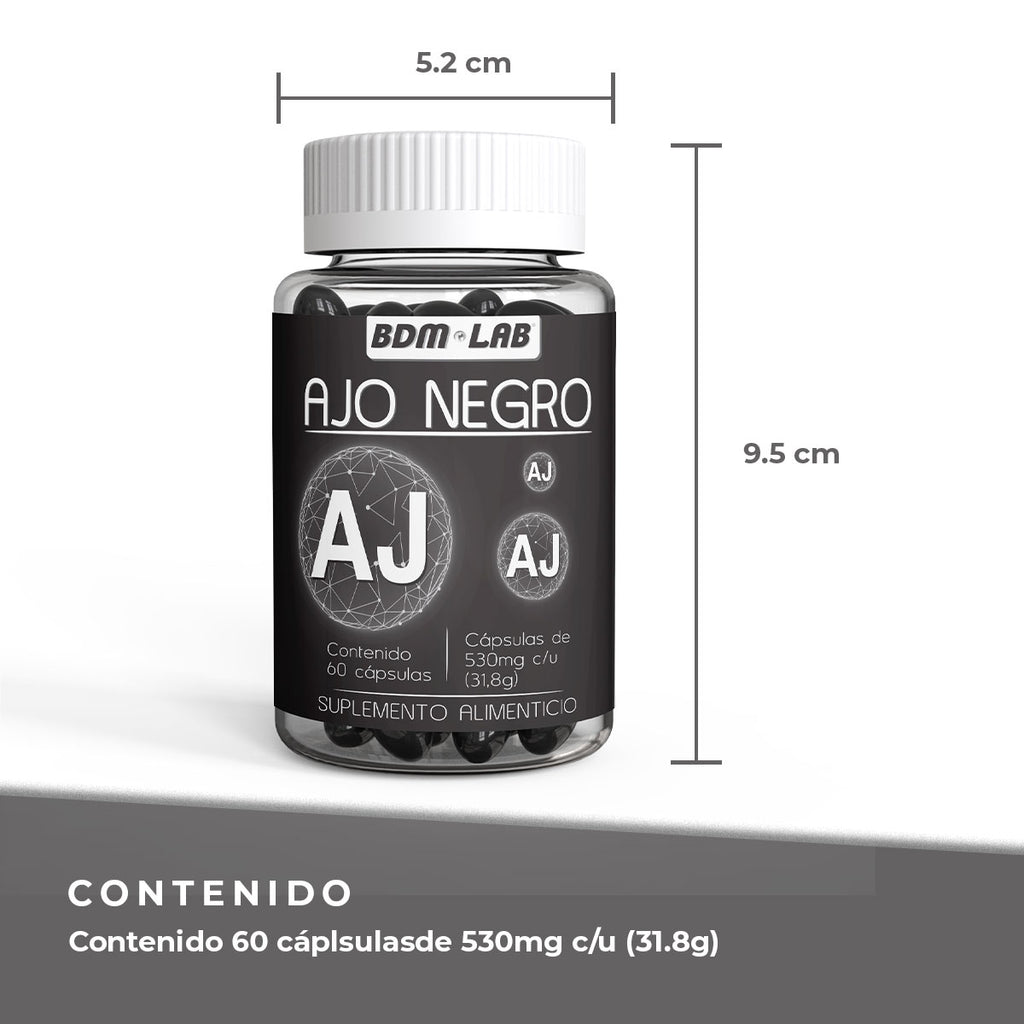 Ajo Negro | 60 cáps |Suplemento alimenticio | Antioxidante.