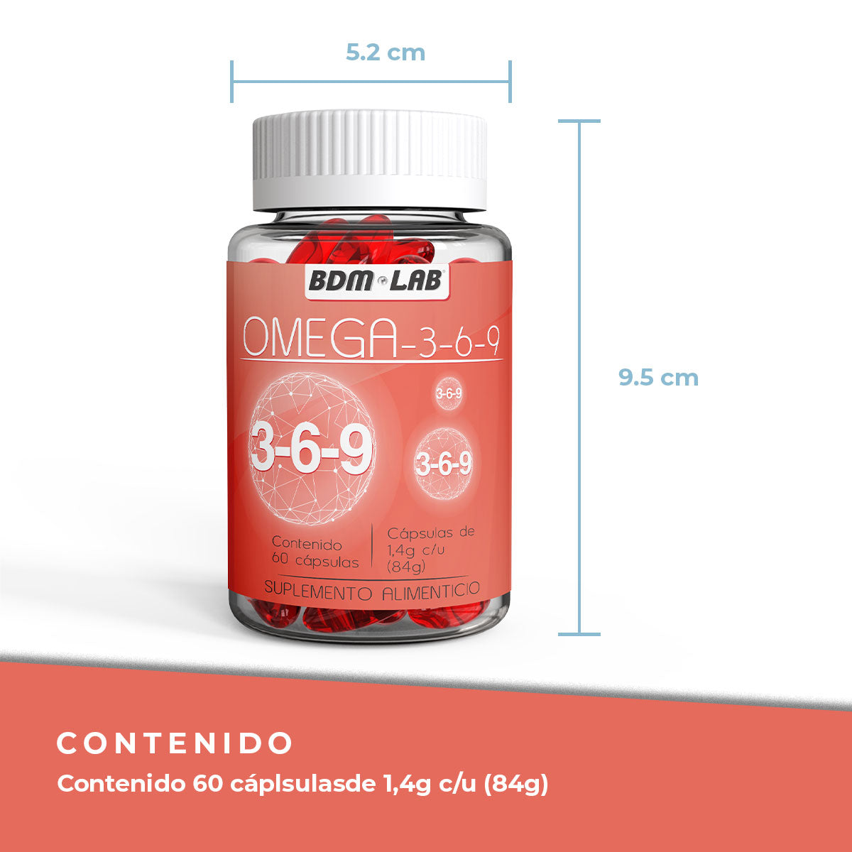 Omega 3,6,9 | 60 Capsulas | Suplemento alimenticio