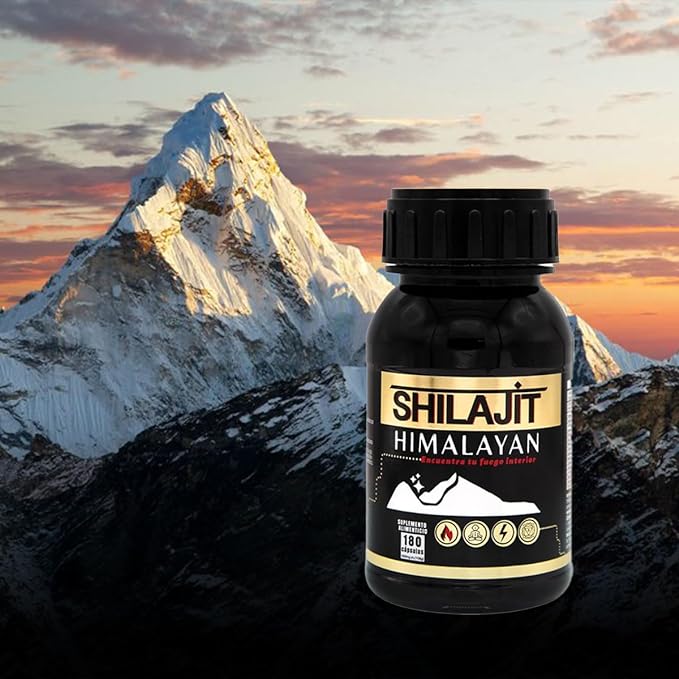Suplemento alimenticio | Shilajit autentico puro | Del himalaya | 180 cápsulas - Juveternal
