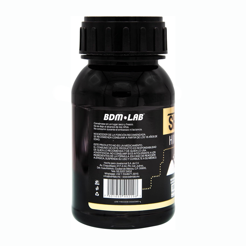 Suplemento alimenticio | Shilajit autentico puro | Del himalaya | 180 cápsulas
