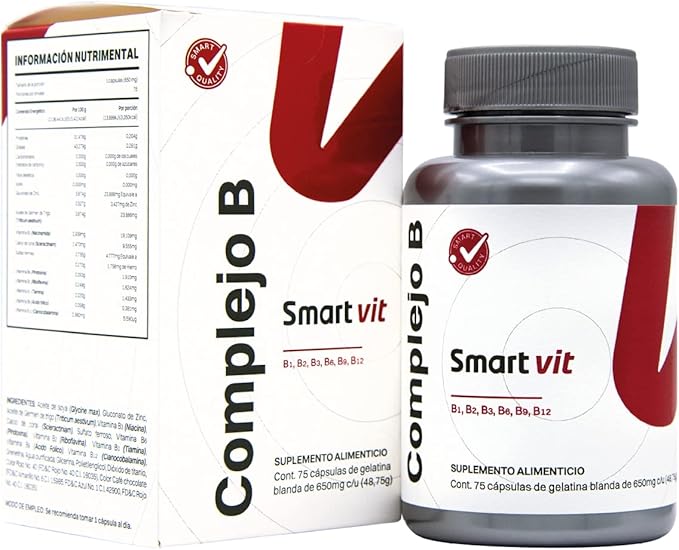 Smart Vit Complejo B 75 capsulas Suplemento Alimenticio